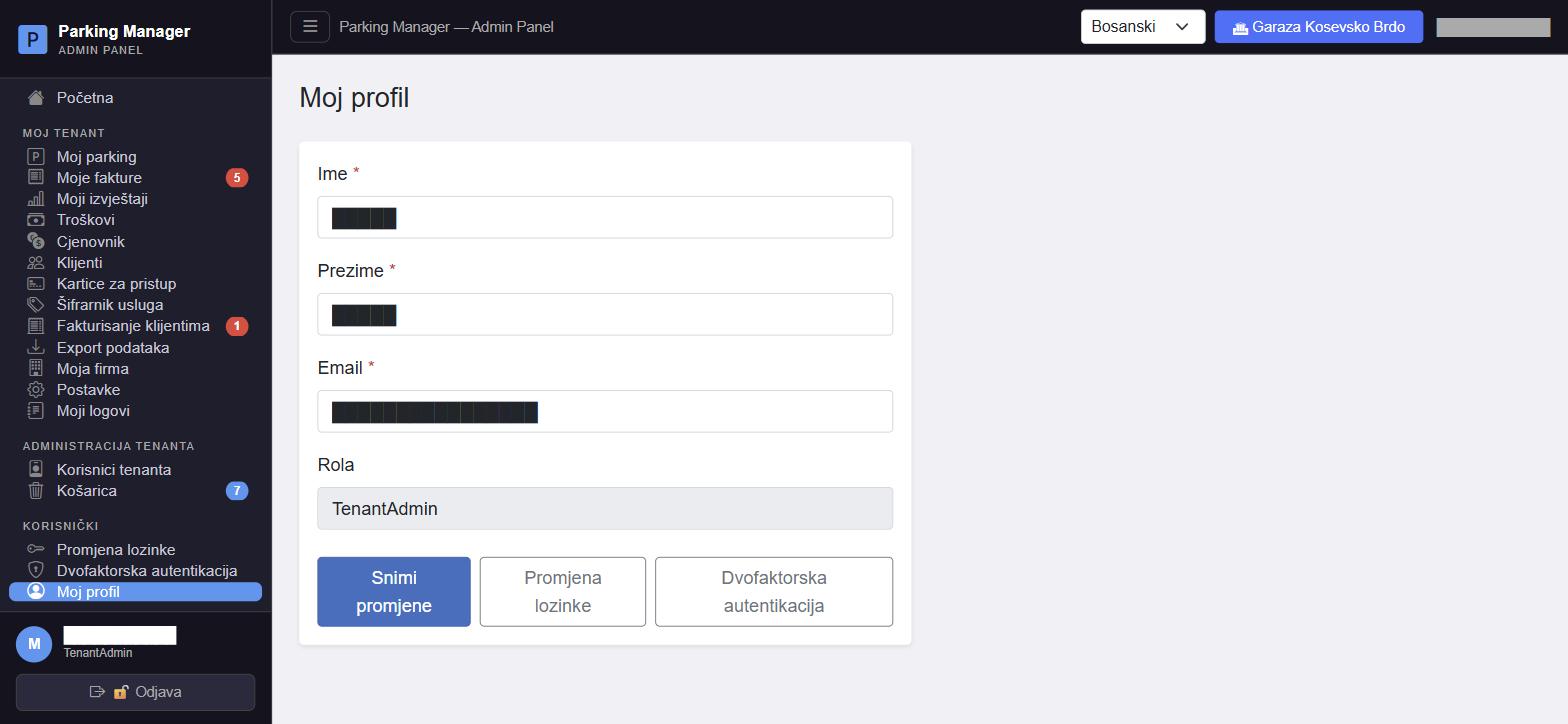 My profile